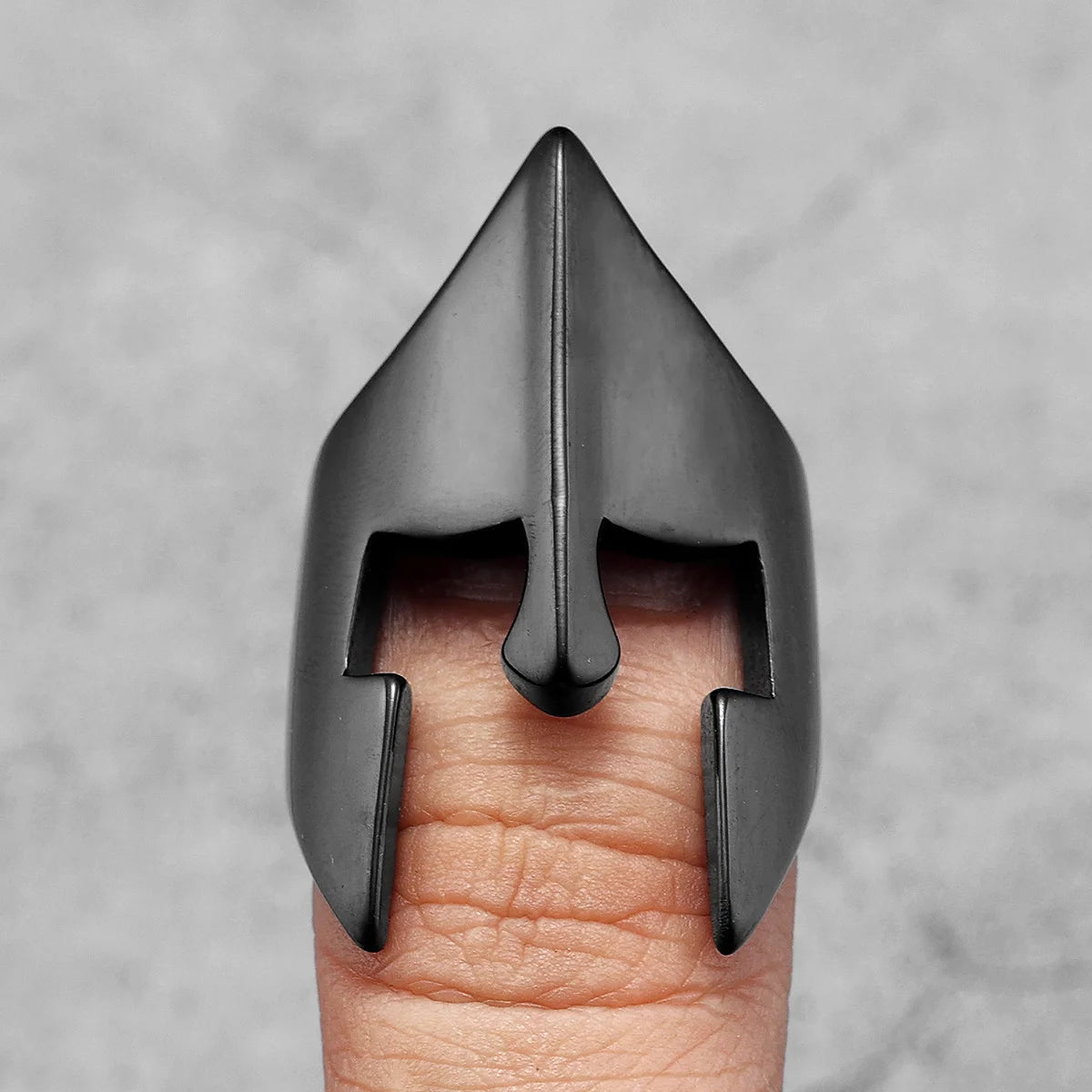 Spartan Helmet Ring — Stainless Steel
