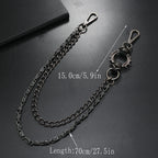 Men's Punk Pants Chain Keychain — Zinc Alloy