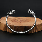 Viking Tiger Head Bracelet — Stainless