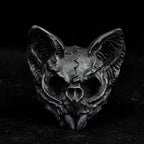 Men's Calvarium Skull Ring Gothic 316L Stainless Steel Biker Ring Motorcycle Band jewellery Party Gift OSR734