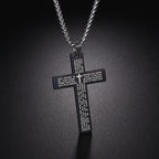 Cross Pendant Necklace — Stainless Steel
