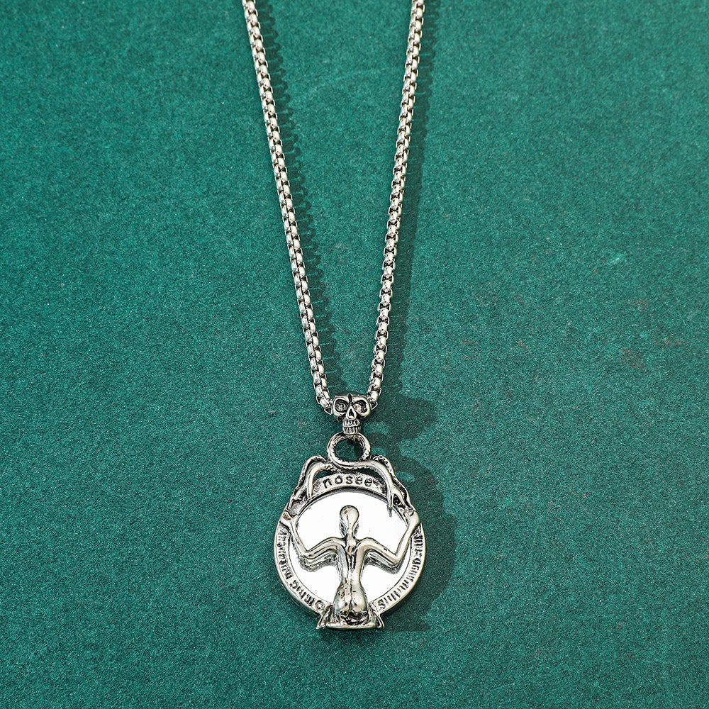 Gothic Skull Pendant Necklace