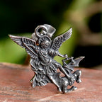 2023 New Stainless Steel Catholic Patron Saint Pendant Michael St. Michael The Archangel Pendant Necklace fior gift