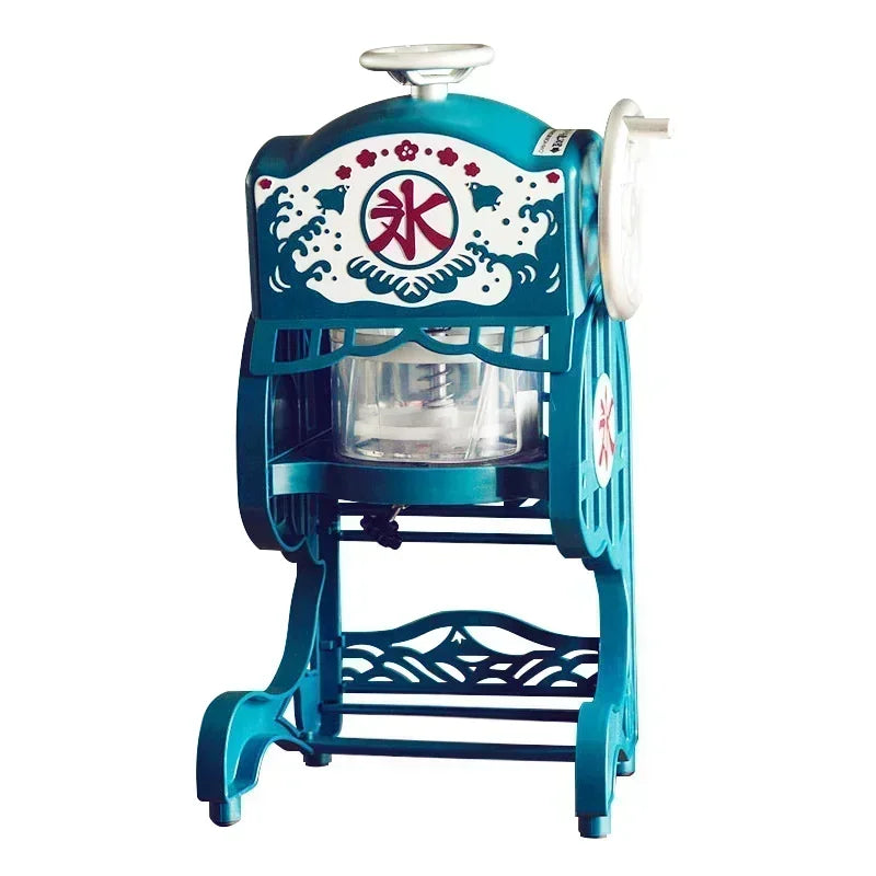 220V Retro Chi-bi Maruko Portable Ice Maker Machine Household Ice Crusher Ice Maker Slush Electric Crushed Shaver Crush
