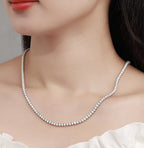 Moissanite Iced Out 925 Silver Chain 5mm