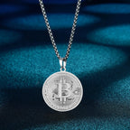 CHENGXUN Hindu Ganesha Coin Pendant Necklace for Men Womens Lord Ganesha Medallion Charm Neck Chain Spirit Totem Jewelry