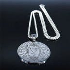 Solomon Pentacle Seal Pendant — Stainless
