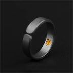 Classic Gold Clover Leaf Ring For Men Jewelry Top Quality Silver 925 Ring Open Size Male Index Finger Accessories