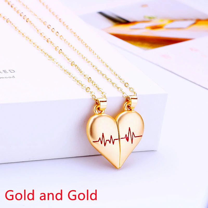 Magnetic Heart Pendant Necklace