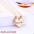 Magnetic Heart Pendant Necklace
