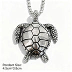 Steel Pendant 316L Animal Turtle Punk Style