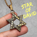 Star of David Pendant — Stainless Steel