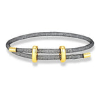 2025 New Mesh Bracelet Men Women Charm Minimalist Crystal Bangle Fashion Stainless Steel Adjustable Jewelry Creative Couple Gift