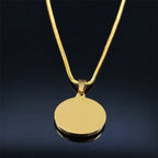 SAINT MICHAEL PROTECT US Archangel Stainless Steel Necklaces Chain Men/Women Gold Color Choker Necklace Jewelry joyas