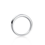 PT950 Platinum Moissanite Band Ring
