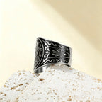 Seal of Solomon Amulet Ring — Stainless Steel