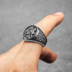 Alexander The Great Ring — Stainless Steel