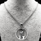 Iced Out Silver Chain French Bulldog Chihuahua