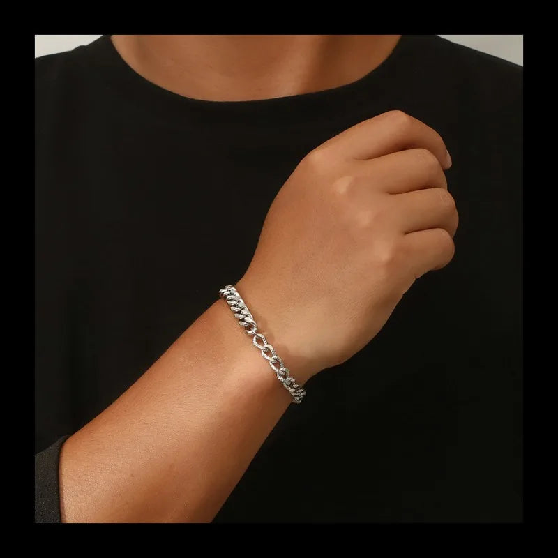 Stacked Chain Bracelet — Stainless Steel