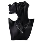 925 Sterling Silver Necklace 18 inches Box chain Simple geometry triangle Pendant For Women Fashion Jewelry Christmas Gifts