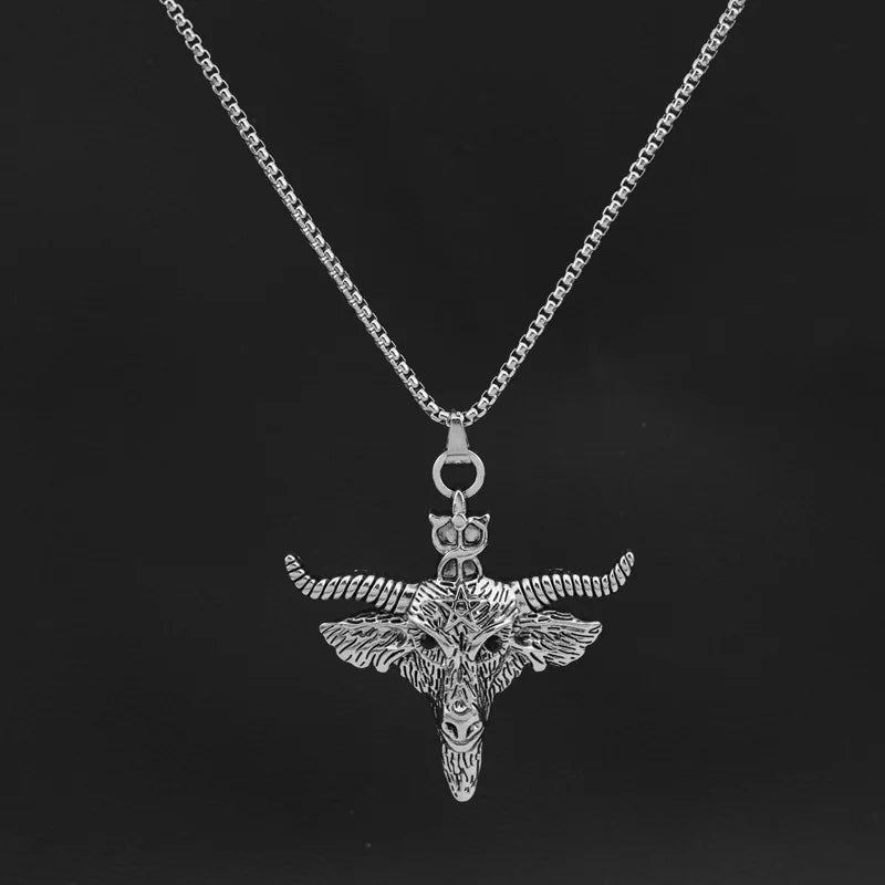 Star Steel Pendant Retro Night Street