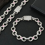 Gold Cuban Chain Necklace Iced Out 12MM CZ