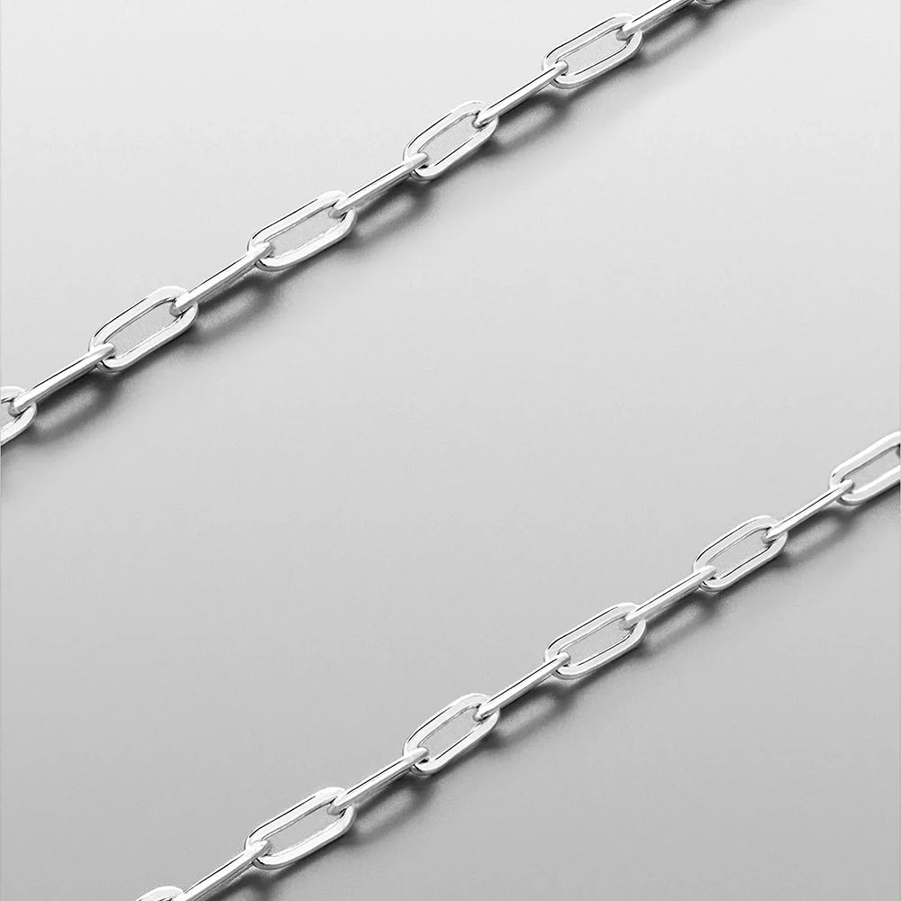 2mm Paperclip Chain Bracelet — Stainless Steel