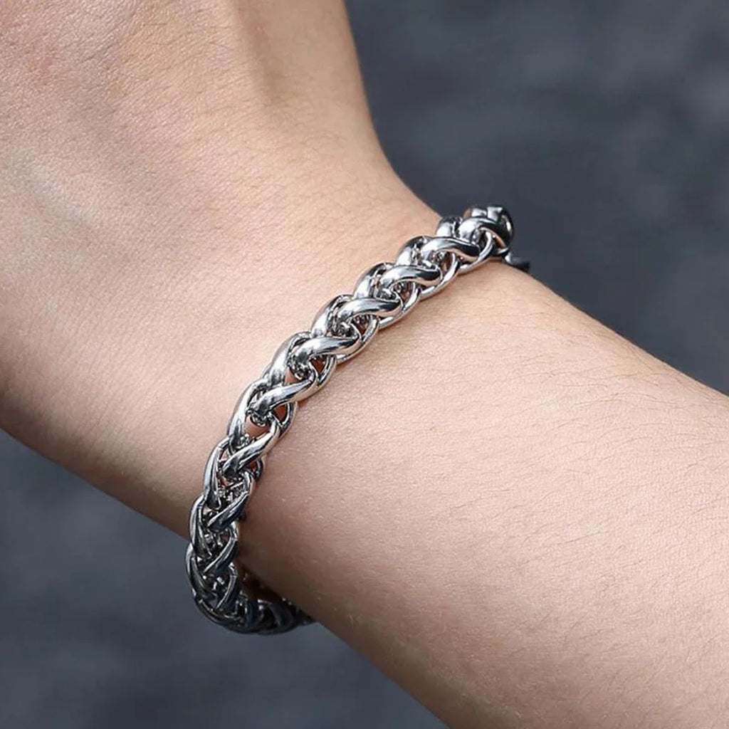 Classic Cuban Curb Link Bracelet — Stainless Steel