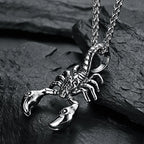 Scorpion Pendant Necklace — 316L Stainless Steel
