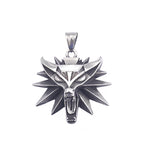Wolf Stainless Steel Pendant Necklace
