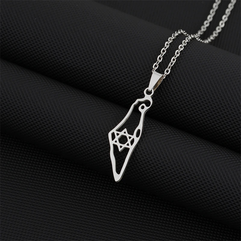 Israel Hexagram Star Pendant Necklace