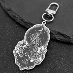 Key Silver Chain Dark Burning Church Crescent