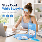 Cooling Gel Ice Sticker 10H Disposable Non Woven Patch for Summer Outdoor Camping Hiking Heat Relief Body Cooling Care