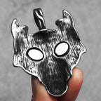 Viking Wolf Pendant Necklace — Stainless Steel