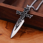 Viking Celtic Stainless Steel Pendant Necklace