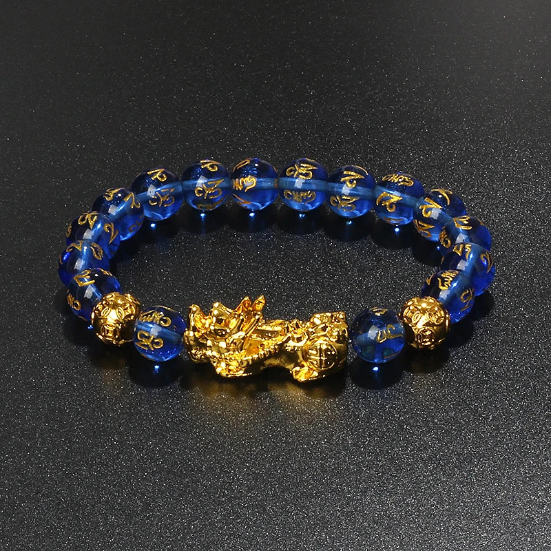 Color-Changing Natural Stone Pi Xiu Beaded Bracelet