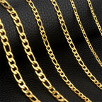 Fashion New Figaro Chain Necklace For Men Punk Silver Color Stainless Steel Long Necklace Men Hip Hop Jewelry Gift
