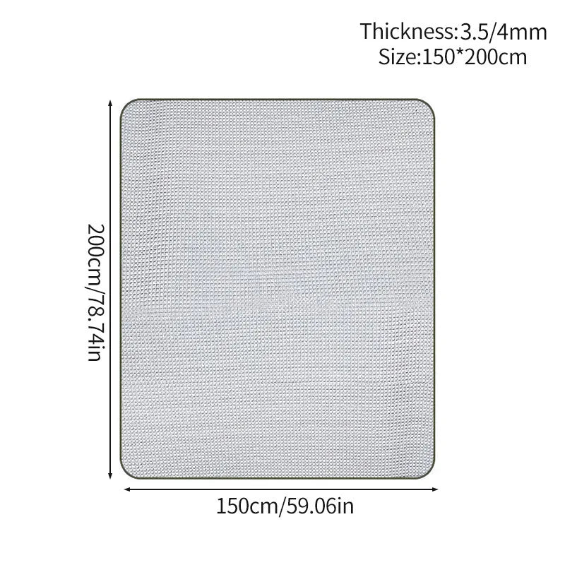 Waterproof Foam Foil Camping Mat EVA Aluminum Insulation Moisture-proof Picnic Pad Portable Beach Tent Floor Camping