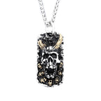 Skull Steel Pendant Vintage Evil 316L Skeleton