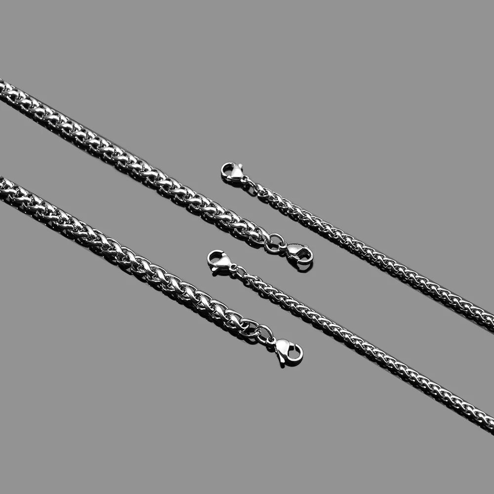 Cuban Chain Bracelets Stainless Steel Bracelet Keel Chain 3/5 Mm Curb for Men Women Free Shipping Factory Offer Punk