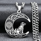 Gothic Celtic Knot Pendant Necklace — Stainless Steel