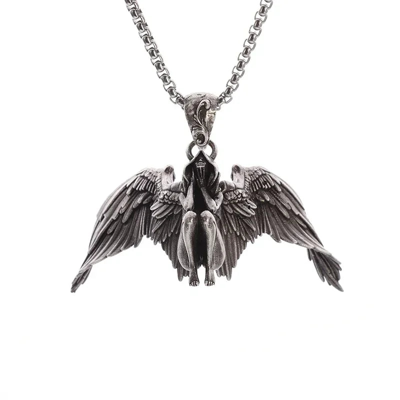 Fashion Anime Sexy Double Ponytail Lolita Pendant Goddess Necklace Men and Women Charm Temptation Cool Jewelry