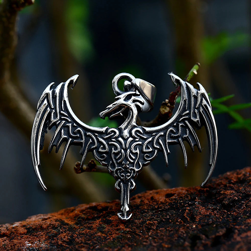 Vintage Classic Stainless Steel Viking Tree of Life Pendant Necklace For Men Fashion Nordic Vienna Yggdrasil Jewelry Wholesale