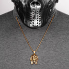 Egyptian Pharaoh Stainless Steel Pendant Necklace
