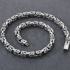 60/63CM Length Chain Necklace for Man Solid 10/13MM Width Stainless Steel Link Chains On Neck Jewelry Mens Necklaces