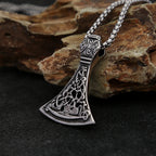 Viking Thor Axe Pendant — Stainless Steel