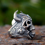 Nordic Viking Skull Ring for Men — 316L Stainless Steel