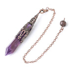 Stone Black Pendant Necklace