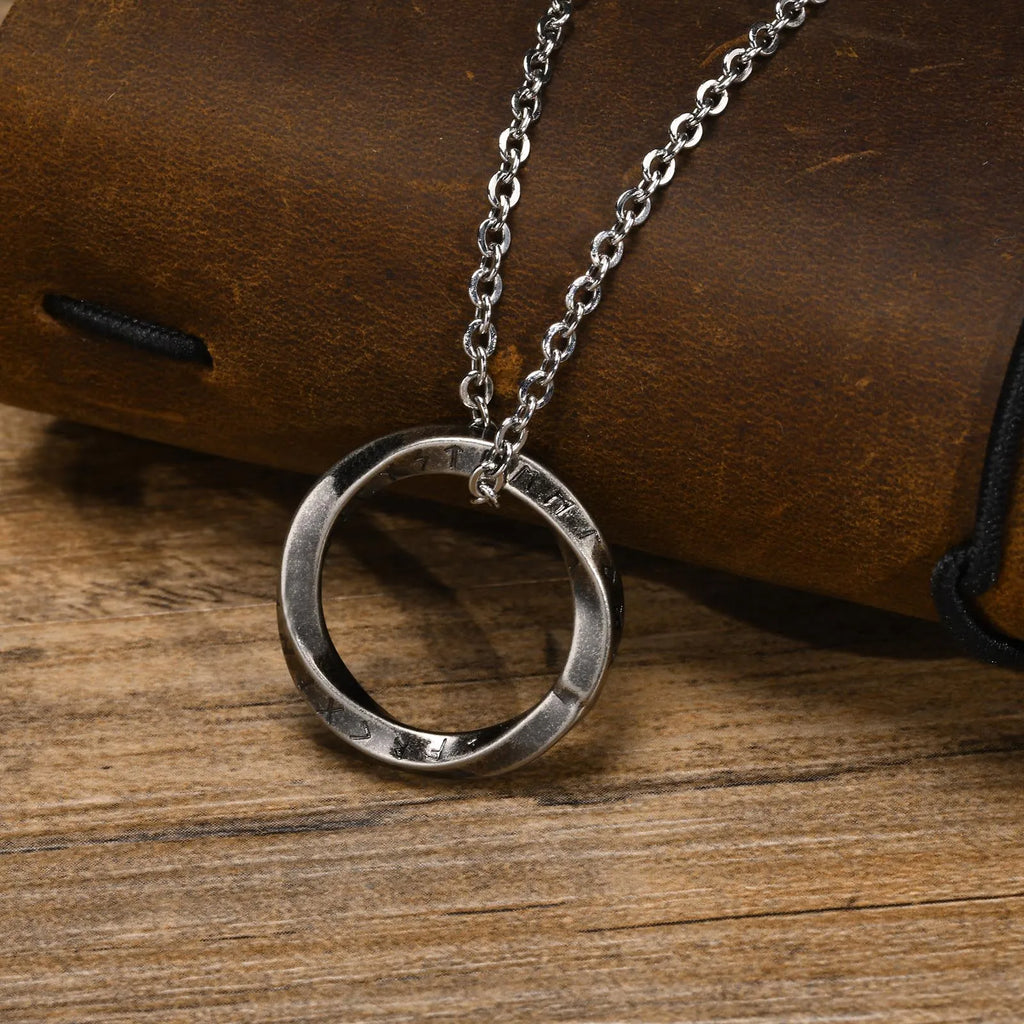 Norse Viking Mobius Pendant — Stainless