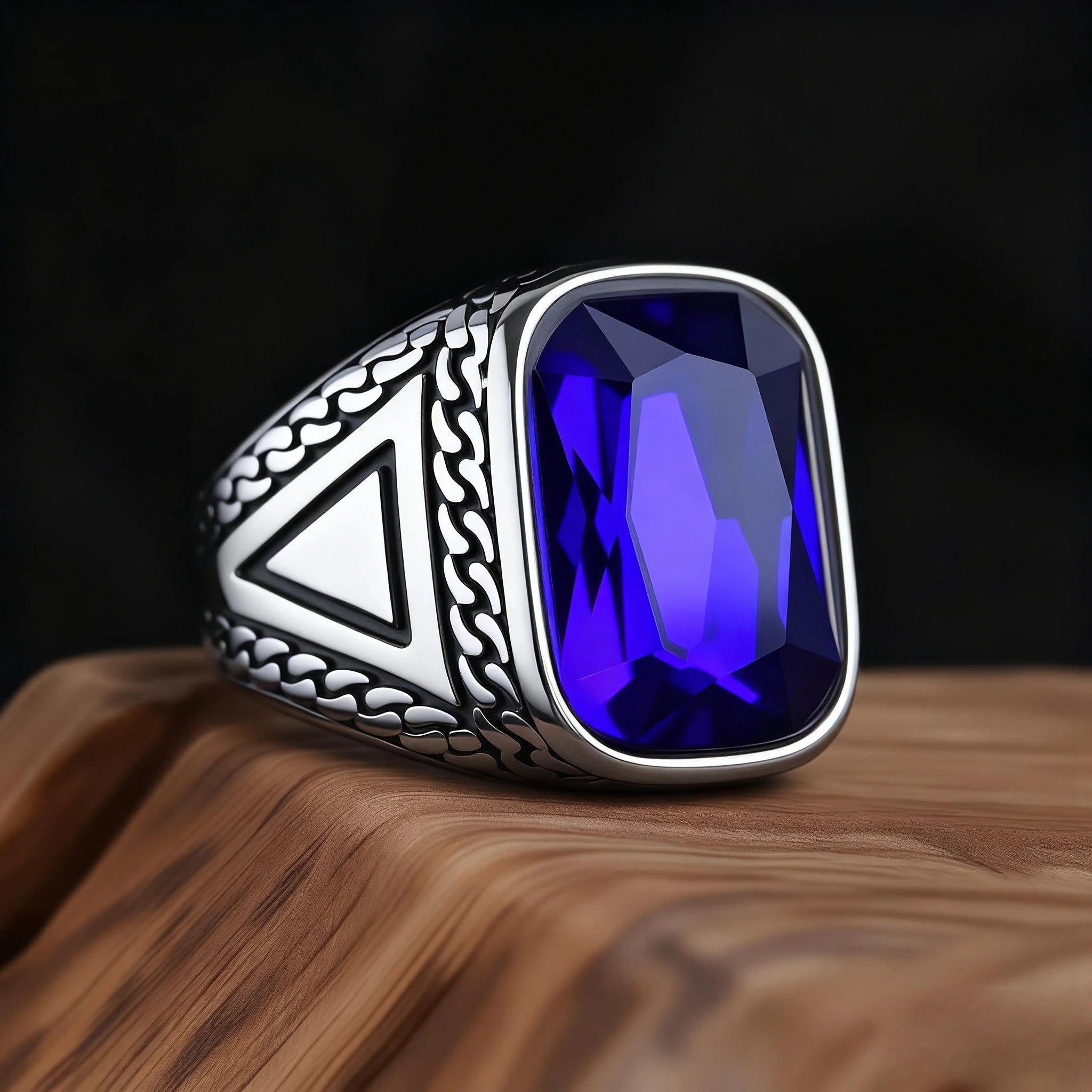 Onyx Variety Ring — Stainless Steel